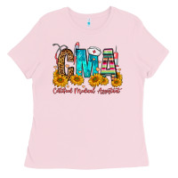 Bubblegum Pink CMA Certified Medical Assistant Ladies Tee - FaDigitalArtStudio