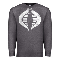Charcoal Heather vintage cobra symbol Premium Sweatshirt - artisFamous