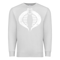 Dove Grey vintage cobra symbol Premium Sweatshirt - artisFamous