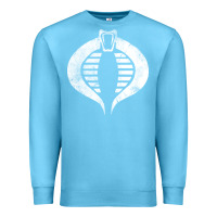 Ocean Blue vintage cobra symbol Premium Sweatshirt - artisFamous