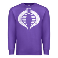 Purple vintage cobra symbol Premium Sweatshirt - artisFamous