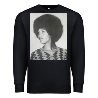 Black angela davis speaking Premium Sweatshirt - artisFamous