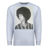 Heather Grey angela davis speaking Premium Sweatshirt - artisFamous