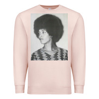 Pale Pink angela davis speaking Premium Sweatshirt - artisFamous