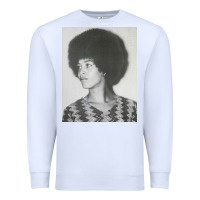 White angela davis speaking Premium Sweatshirt - artisFamous