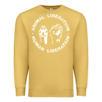 Antique Gold animal liberation Premium Sweatshirt - artisFamous