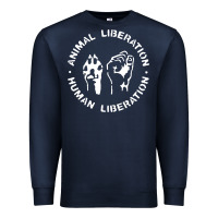 Navy animal liberation Premium Sweatshirt - artisFamous