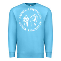 Ocean Blue animal liberation Premium Sweatshirt - artisFamous