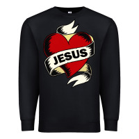 Black jesus love Premium Sweatshirt - artisFamous