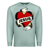 Seafoam jesus love Premium Sweatshirt - artisFamous