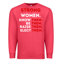 Strong Women Know Them Be Them Premium Sweatshirt | Teevron