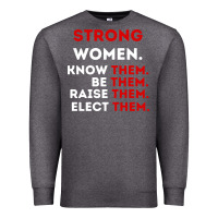 Charcoal Heather strong women know them be them Premium Sweatshirt - artisFamous