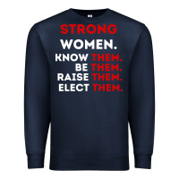 Navy strong women know them be them Premium Sweatshirt - artisFamous