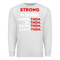 Oatmeal Heather strong women know them be them Premium Sweatshirt - artisFamous