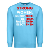 Ocean Blue strong women know them be them Premium Sweatshirt - artisFamous