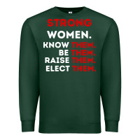 Sports Green strong women know them be them Premium Sweatshirt - artisFamous