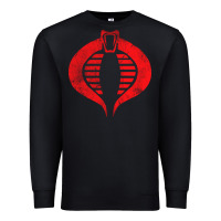 Black vintage cobra symbol Premium Sweatshirt - artisFamous