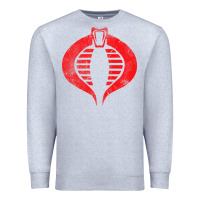 Heather Grey vintage cobra symbol Premium Sweatshirt - artisFamous
