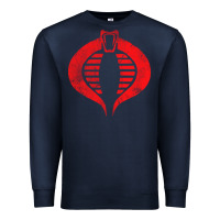 Navy vintage cobra symbol Premium Sweatshirt - artisFamous