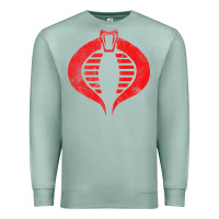 Seafoam vintage cobra symbol Premium Sweatshirt - artisFamous