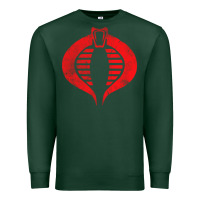 Sports Green vintage cobra symbol Premium Sweatshirt - artisFamous