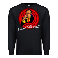 Black bettercallsaul Premium Sweatshirt - artisFamous