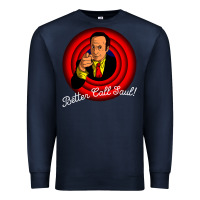 Navy bettercallsaul Premium Sweatshirt - artisFamous