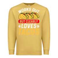Antique Gold tacos work out gym gift classic Premium Sweatshirt - artisFamous