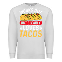 Dove Grey tacos work out gym gift classic Premium Sweatshirt - artisFamous