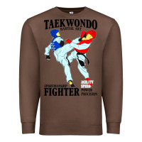 Chestnut taekwondo sport art Premium Sweatshirt - artisFamous