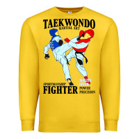 Lemon taekwondo sport art Premium Sweatshirt - artisFamous