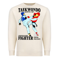 Taekwondo Sport Art Premium Sweatshirt | Teevron