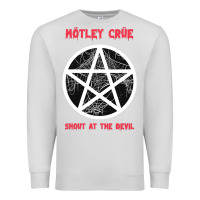Dove Grey shout at the devil Premium Sweatshirt - artisFamous