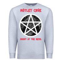 Heather Grey shout at the devil Premium Sweatshirt - artisFamous