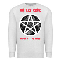Oatmeal Heather shout at the devil Premium Sweatshirt - artisFamous