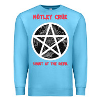 Ocean Blue shout at the devil Premium Sweatshirt - artisFamous