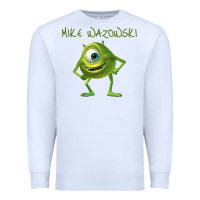 White MIKE WAZOWSKI Premium Sweatshirt - artisFamous