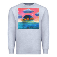 Heather Grey lil tecca - we love you tecca 2 Premium Sweatshirt - artisFamous