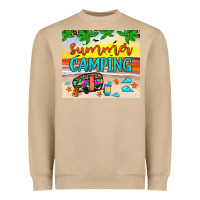 Mushroom summer camping Heavyweight Sweatshirt - JahusDesignShop