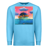 Ocean Blue lil tecca - we love you tecca 2 Premium Sweatshirt - artisFamous