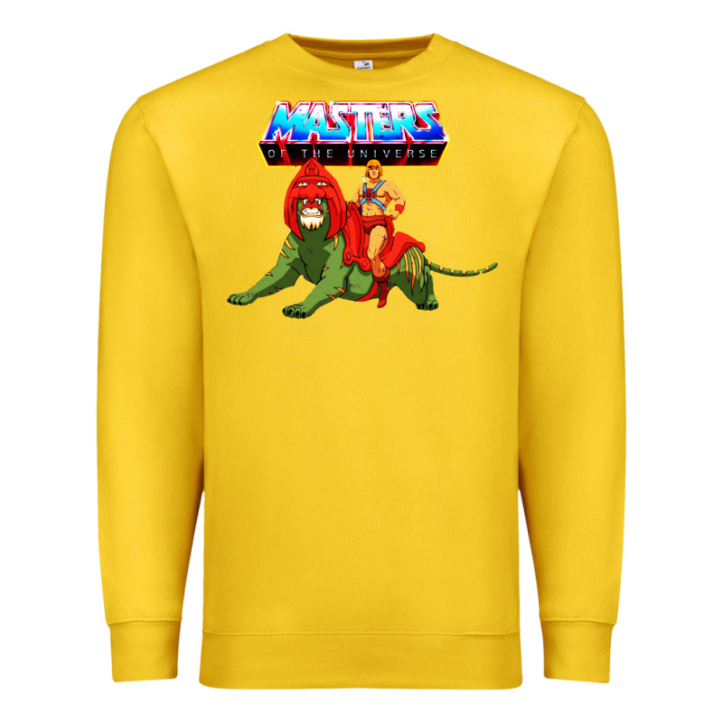 He Man And Battle Cat Premium Sweatshirt by artisFamous | Teevron