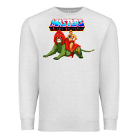 Oatmeal Heather he man and battle cat Premium Sweatshirt - artisFamous