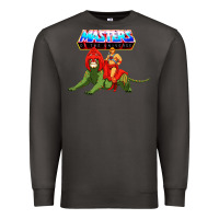 Smoke he man and battle cat Premium Sweatshirt - artisFamous