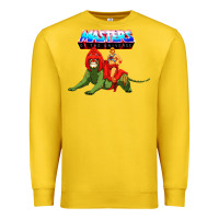 Lemon he man and battle cat Premium Sweatshirt - artisFamous