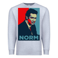 Heather Grey norm macdonald comedian Premium Sweatshirt - artisFamous
