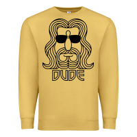 Antique Gold dude the big lebowski Premium Sweatshirt - artisFamous