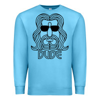 Ocean Blue dude the big lebowski Premium Sweatshirt - artisFamous