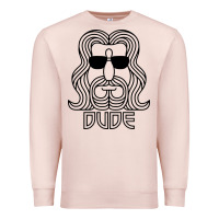 Pale Pink dude the big lebowski Premium Sweatshirt - artisFamous