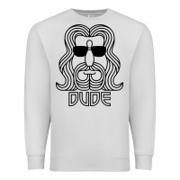 Dove Grey dude the big lebowski Premium Sweatshirt - artisFamous