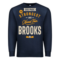 Navy Brooks Personalized Name Birthday Gift Premium Sweatshirt - artisFamous